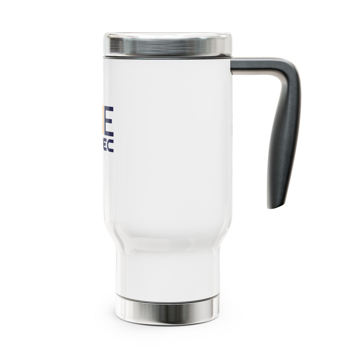 Stainless Steel Travel Mug with Handle, 14oz - One Keltec