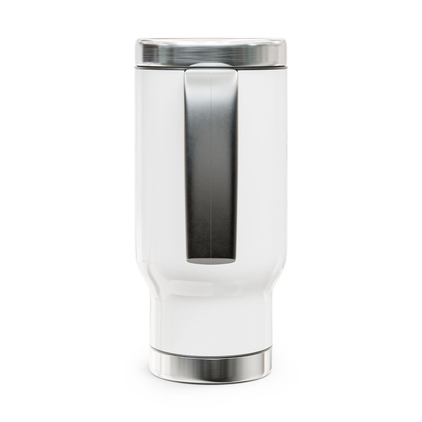 Stainless Steel Travel Mug with Handle, 14oz - One Keltec