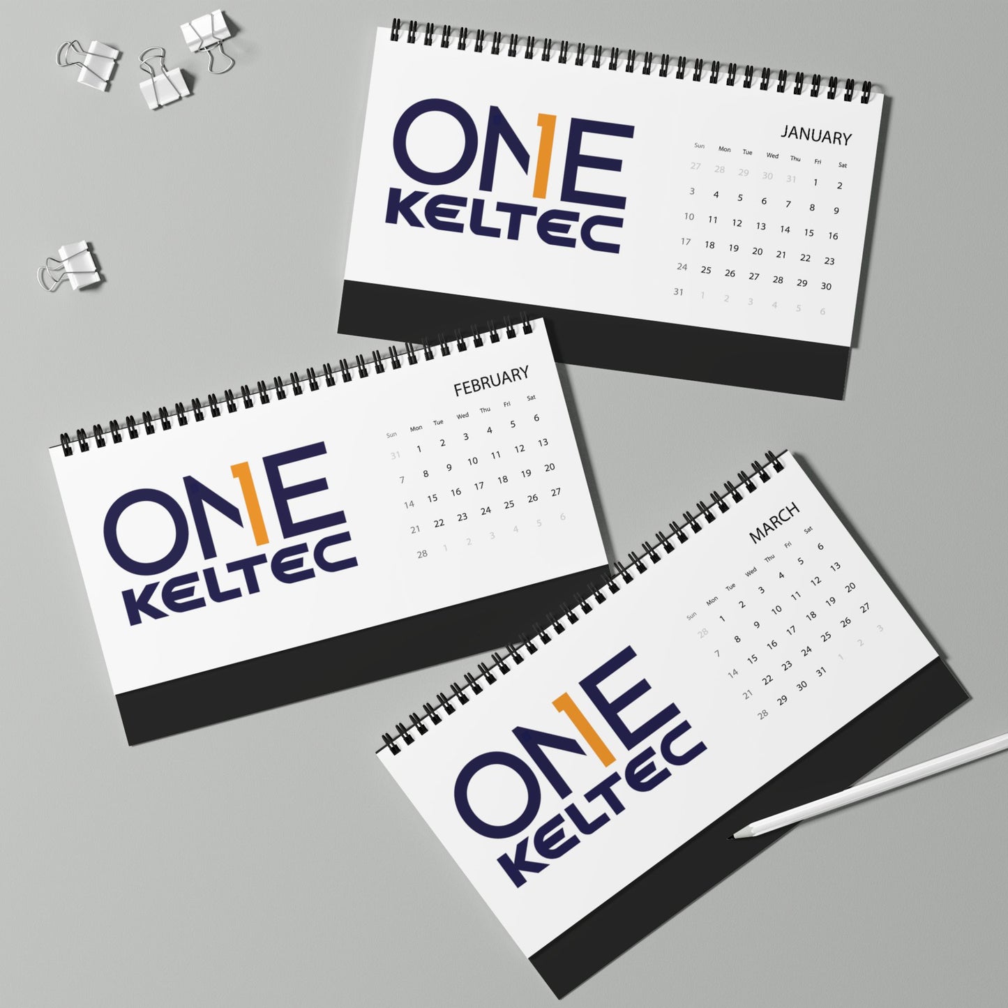 Desktop Calendar (2027 grid)