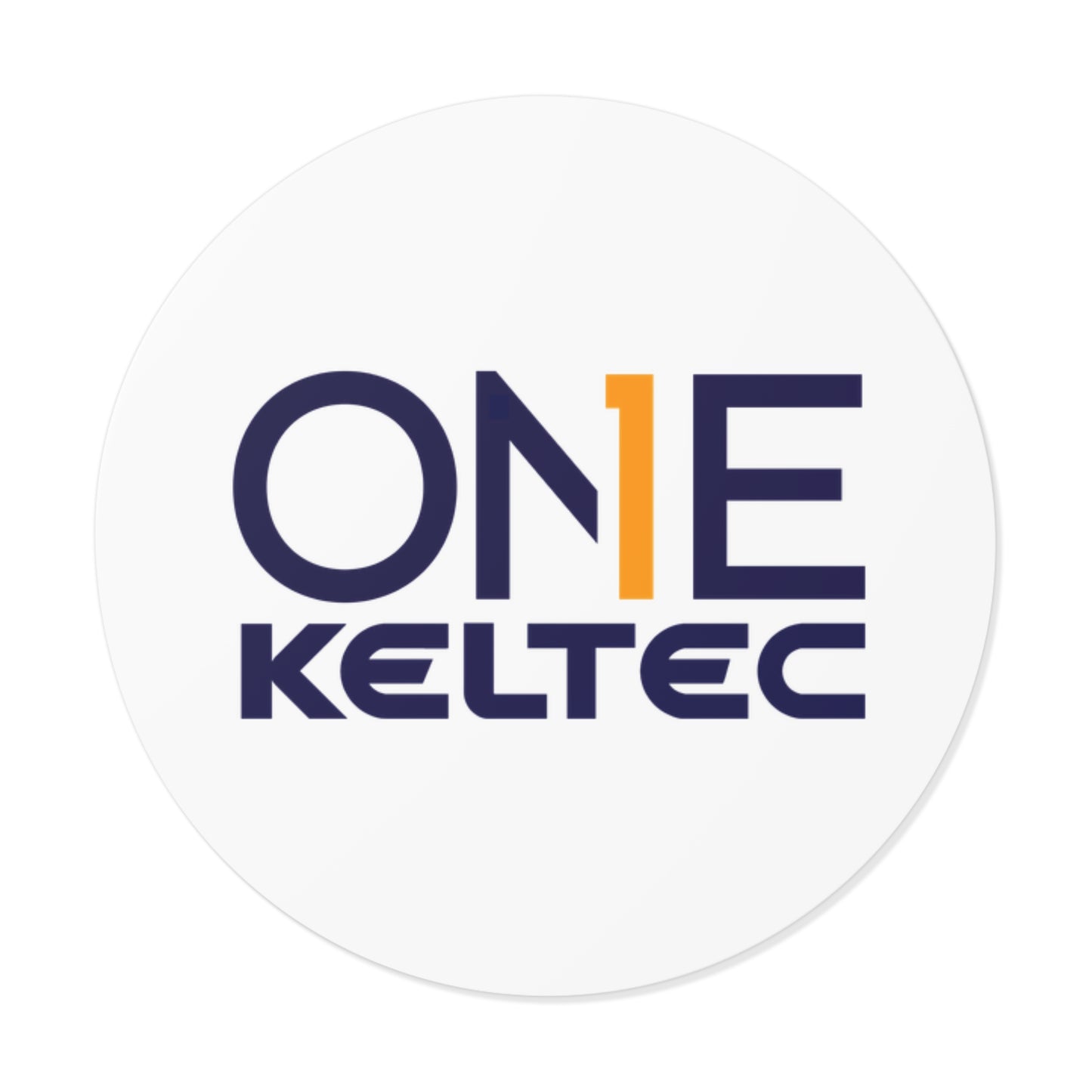 Round Vinyl Stickers - One Keltec