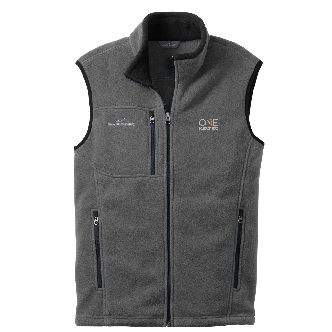 Eddie Bauer - Fleece Vest - One Keltec — Grey Steel